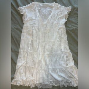 Urban Outfitters white layered babydoll mini dress